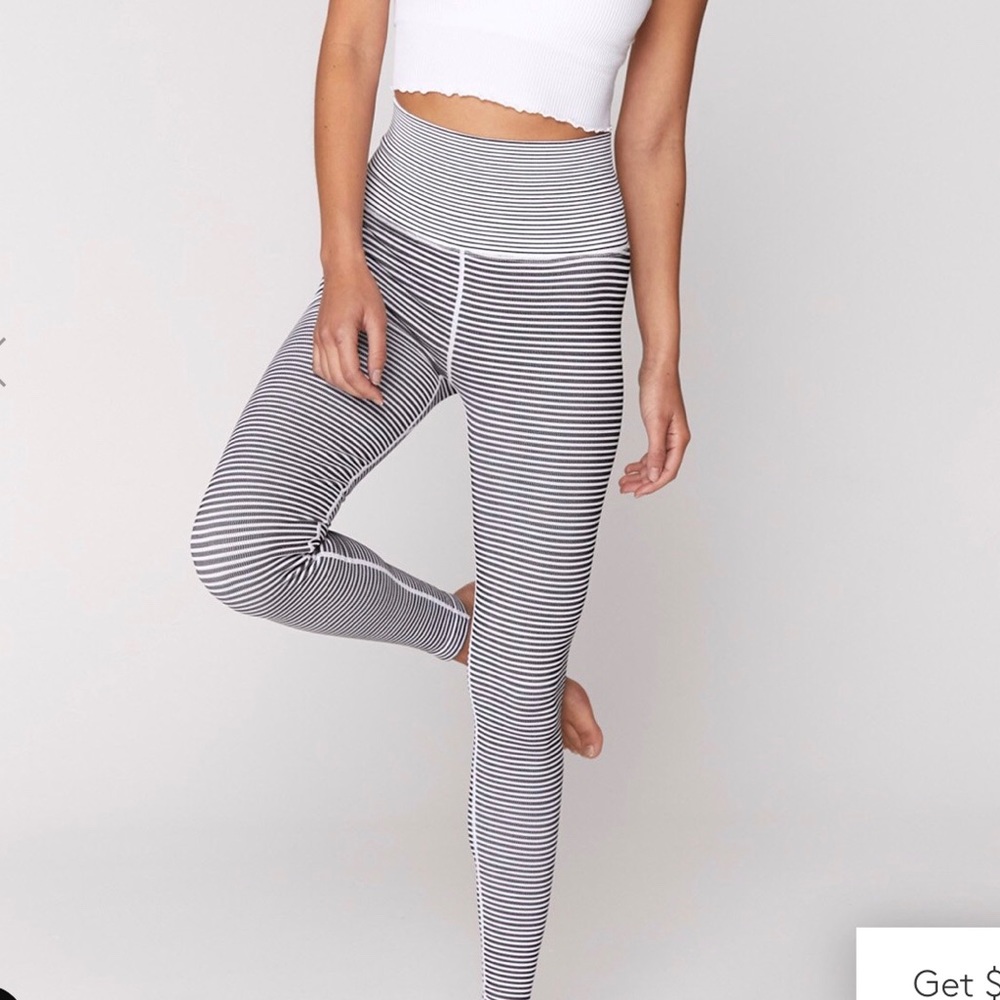 Black & White Striped Spiritual Gangster Leggings
